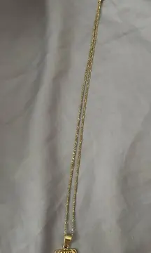 Initial “E” Necklace