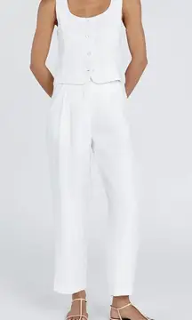 Linen Tapered Pant Size 2