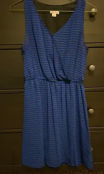 Blue And Black Dress