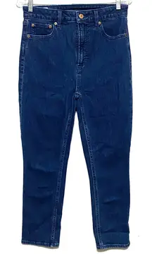 Gap Vintage Slim Sky High Dark Indigo Jeans Womens 29/8 Normcore Capsule Casual