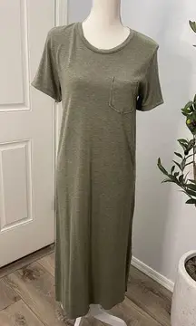 Olive Green T- shirt dress by Jessica Simpson