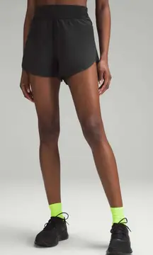 Lululemon Fast and Free Reflective High-Rise Classic-Fit Short 3" Black 8
