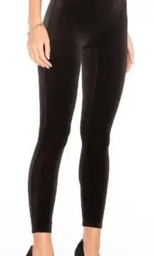 SPANX Velvet Leggings High Waisted Lounge Pants Black Size L
