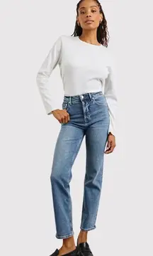 Rails Womens Jeans Blue The Topanga High Rise Straight Denim Streetwear Size 30