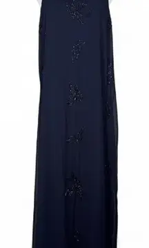 Pafilion Vintage Beaded Embroidered Maxi Slip Dress – Size L Vintage Y2K 90s