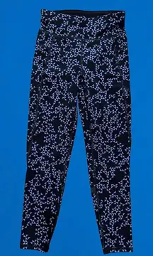 SWEATY BETTY Zero Gravity Blue Triangle Print 7/8 Length Leggings Size XS NEW