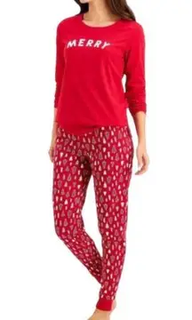 Family PJs Women's Christmas Trees 2PC Pajama Set Holiday Size XS New