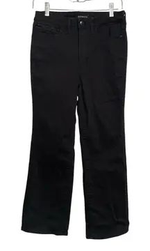 Athleta Flex Kick‎ High Rise Flare Black Pants Womens Casual Career Size 4