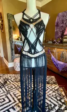 Macrame Dress Unique 