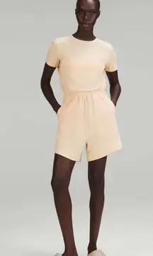 NWT Women's Lululemon Lightweight High-Neck Romper in Butter Yellow size 0