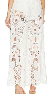 NWT Cult Gaia Cove Lace Swimsuit Coverup Pants in White