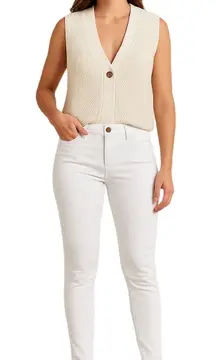 American Eagle Super Super Stretch Jegging Jeans White Women’s Size 14 Regular