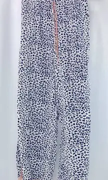 Victoria's Secret Cheetah Print Wide Leg Pajama Pants size small EUC