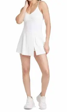 JoyLab White Corset Detail thin strap activewear dress size Large New with tags