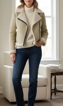 Tory Burch Shearling Jacket