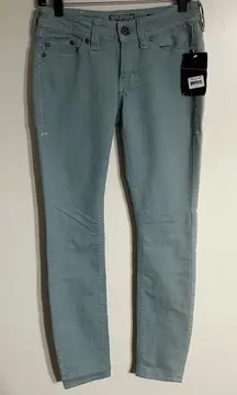 Affliction Black Premium Women's Raquel Fleur Light Blue Skinny Jeans Size 27