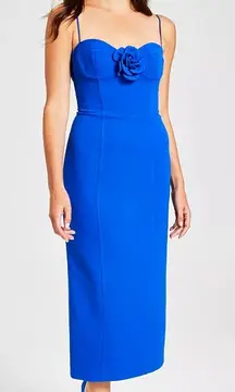 Bardot‎ Flawed Gadise Sweetheart Midi Dress Corset Formal Cocktail Wedding Guest