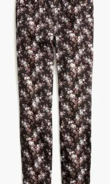 EUC J. Crew Point Sur Hightower Floral Print Skinny Pants