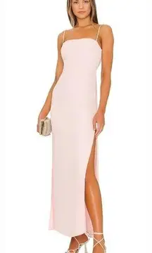 Superdown Addison Maxi Dress in Blush