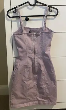 Divided Purple Denim Dress