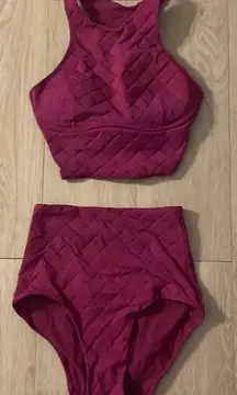 Two Piece Swimsuit Pink