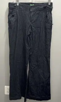 Lilly Pulitzer Women's Palm Beach Fit ‎ Dark Wash Wide Leg Jeans Size 6