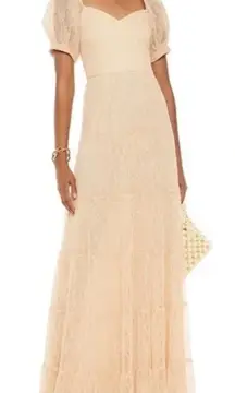 Alice +‎ Olivia Remona Sweetheart Lace Maxi Dress Size 8