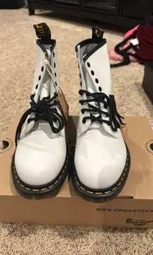 Doc Martens White Boots