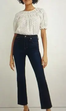 Madewell Curvy Cali Demi-Boot Jeans 27 Tall | Dark Wash | High Rise | MSRP $138