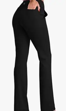Bootcut Yoga Pants for Women Tummy Control Workout Bootleg Pants High Waist 4 Way Stretch Pants