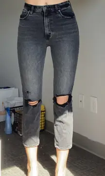 Abercrombie Black Ripped Jeans