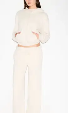 SKIMS Cotton Fleece Straight-Leg Pants M