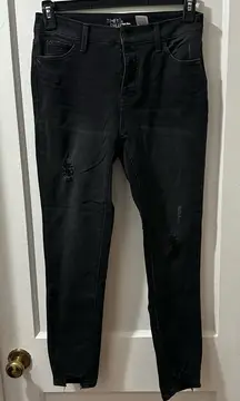 Time and Tru High Rise Black Skinny Jeans