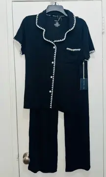 Rachel Zoe women’s modal pajama set size L black