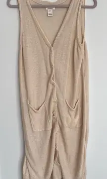 Sundance 100% linen duster‎ vest