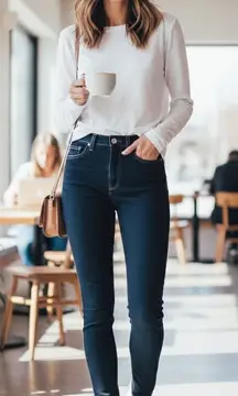 NWOT RAG & BONE Skinny Jeans - Marine Blue