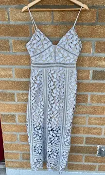 FEW MODA Fairy Midi Lace Dress medium