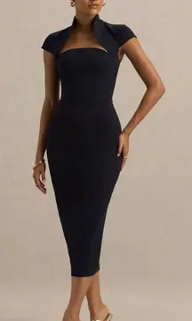 Club London Midi Navy Dress