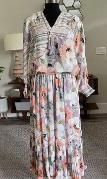 VINTAGE 1980s matching skirt set