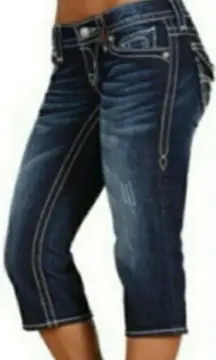 Rock Revival Stephanie Bootcut Capri Jeans Size 28 – Vintage Y2K Style