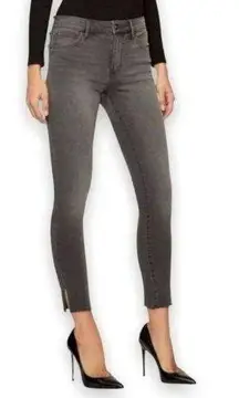 The Kitten Mid Rise Skinny Ankle Jeans