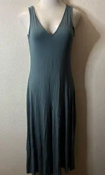 🆕Final Touch Stone Blue Jumpsuit with Wide-Leg Design M🆕