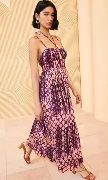 Ulla Johnson Freya Open Back Dress Bohemian Sundress Wisteria Womens 2