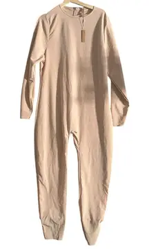 Skims‎ Womens Beige Clay NEW Summer PowerMesh One Piece Jumpsuit Spring Sz 4X