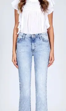 Black Orchid Bardot Straight Fray‎ 11” Mid-rise Jeans Size 30 Retails NWOT $251