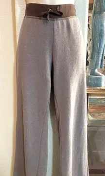 Like new  Omni-Wick bootcut taupe and chocolate brown sweatpants. Sz M