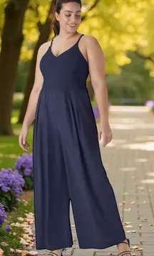 NEW Halara Breezeful Wide Leg Quick Dry Jumpsuit Resort Coastal Stretch XL