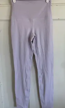 Lululemon Align High Rise pant 28” size 4. Light lavender/silver color