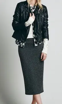 Free People Lost in Dots Polka Dot Skirt