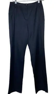 Tail Tech Pants Womens Sz 4 Black Pull On Zip‎ Pockets Straight Leg Golf Slacks